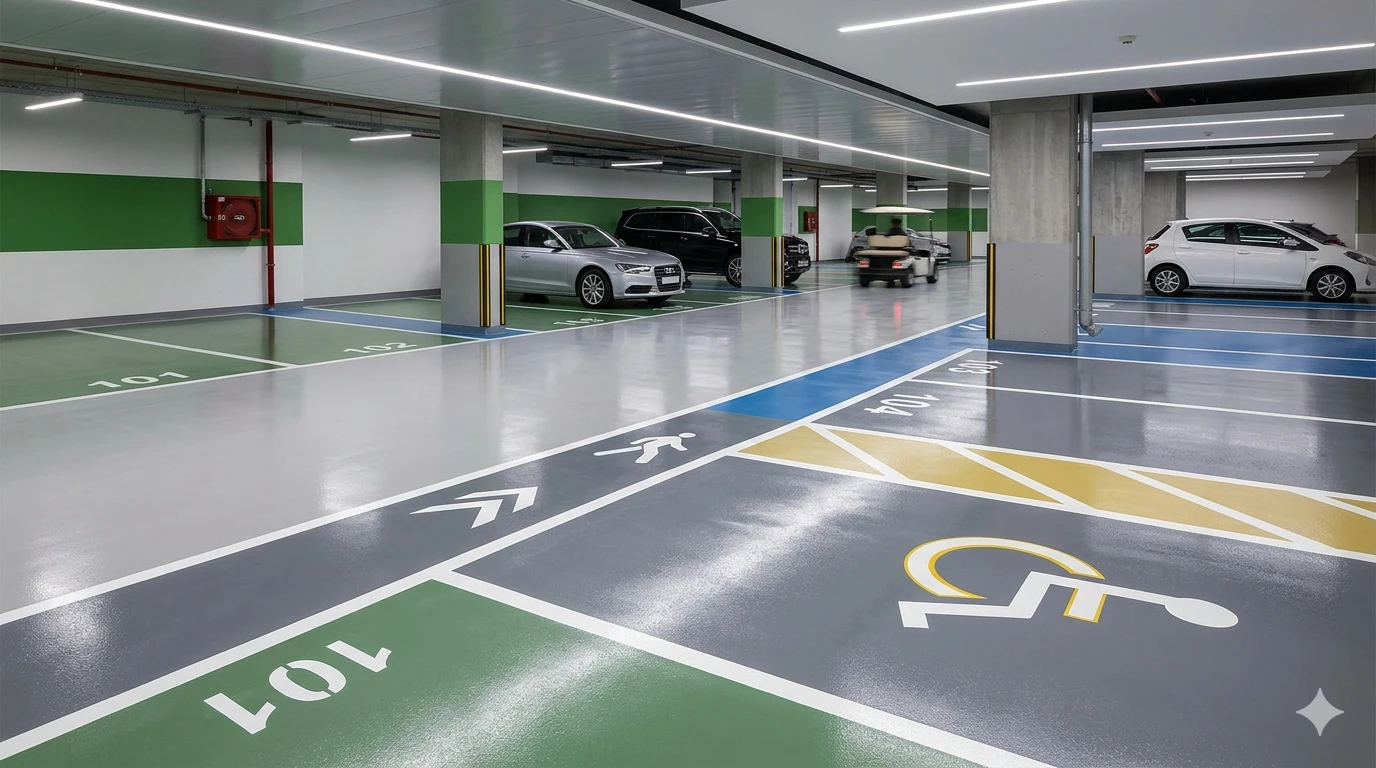Otopark Epoksi Zemin Kaplama Ankara